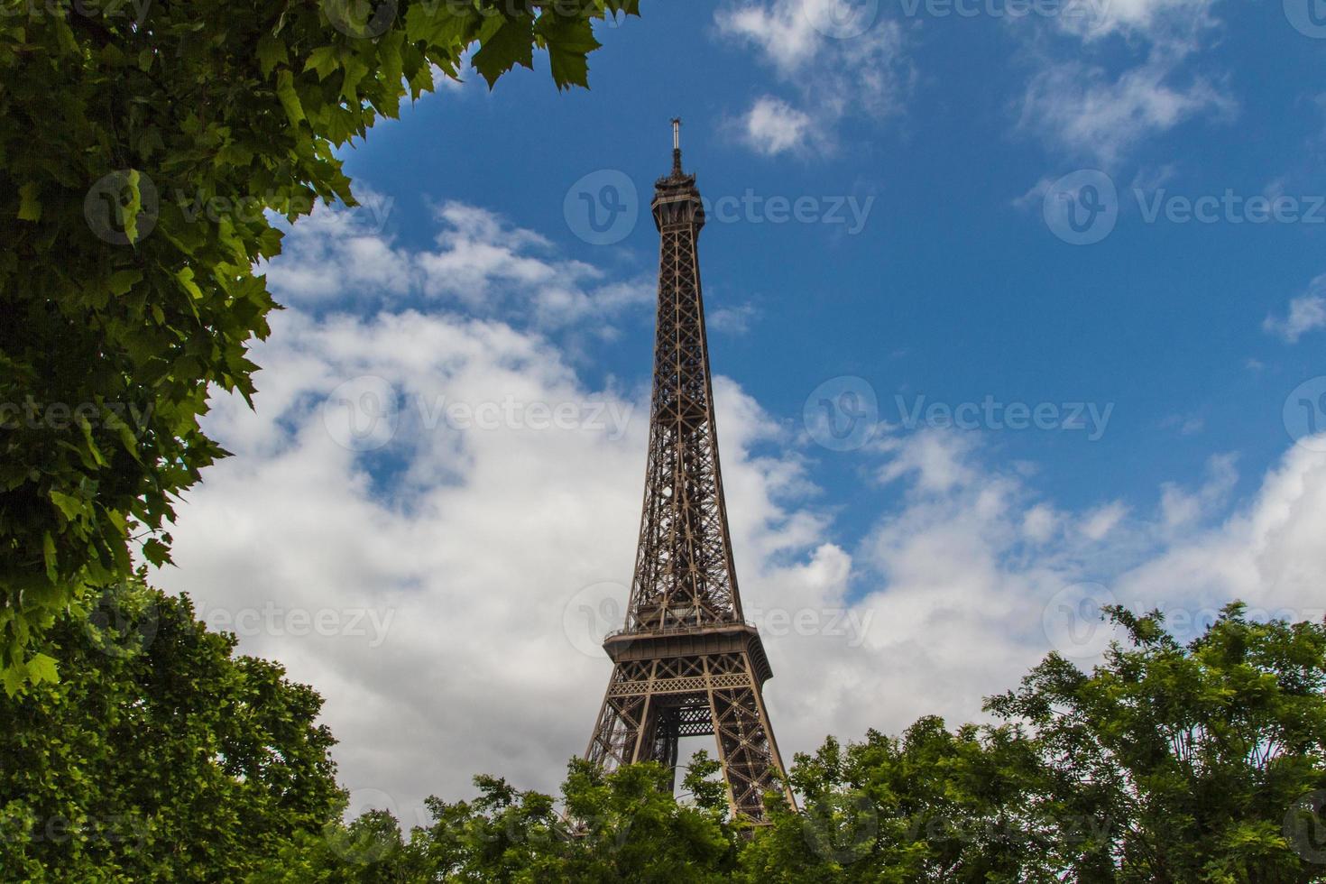 Eiffel Tower Paris landscape view photo