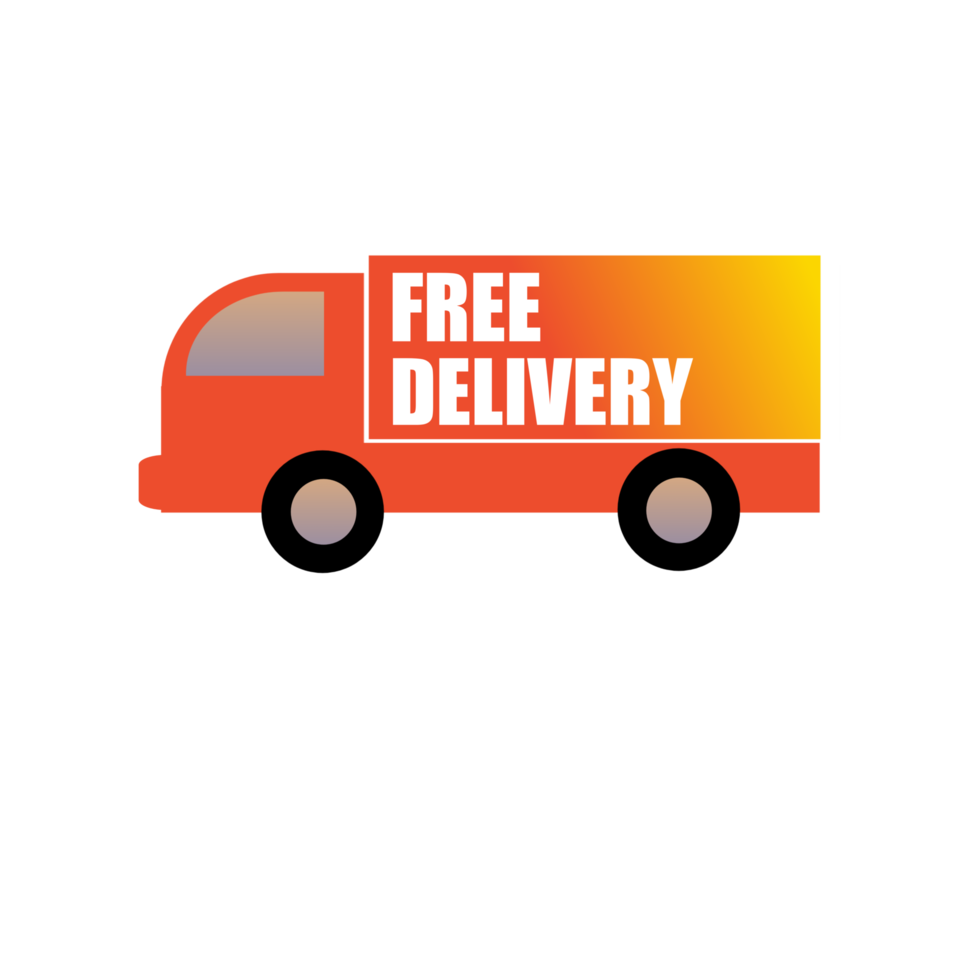 camion de livraison gratuit avec fond transparent png