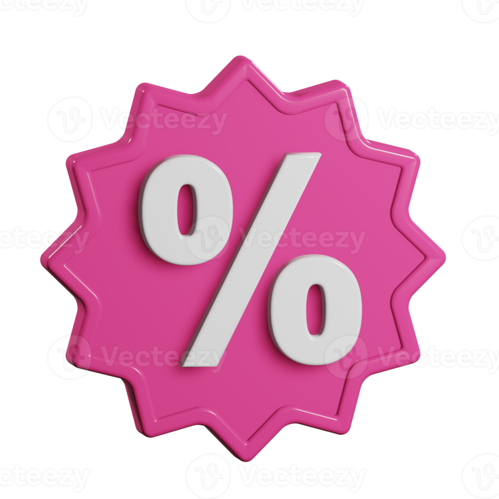 Discount 3d Icon png