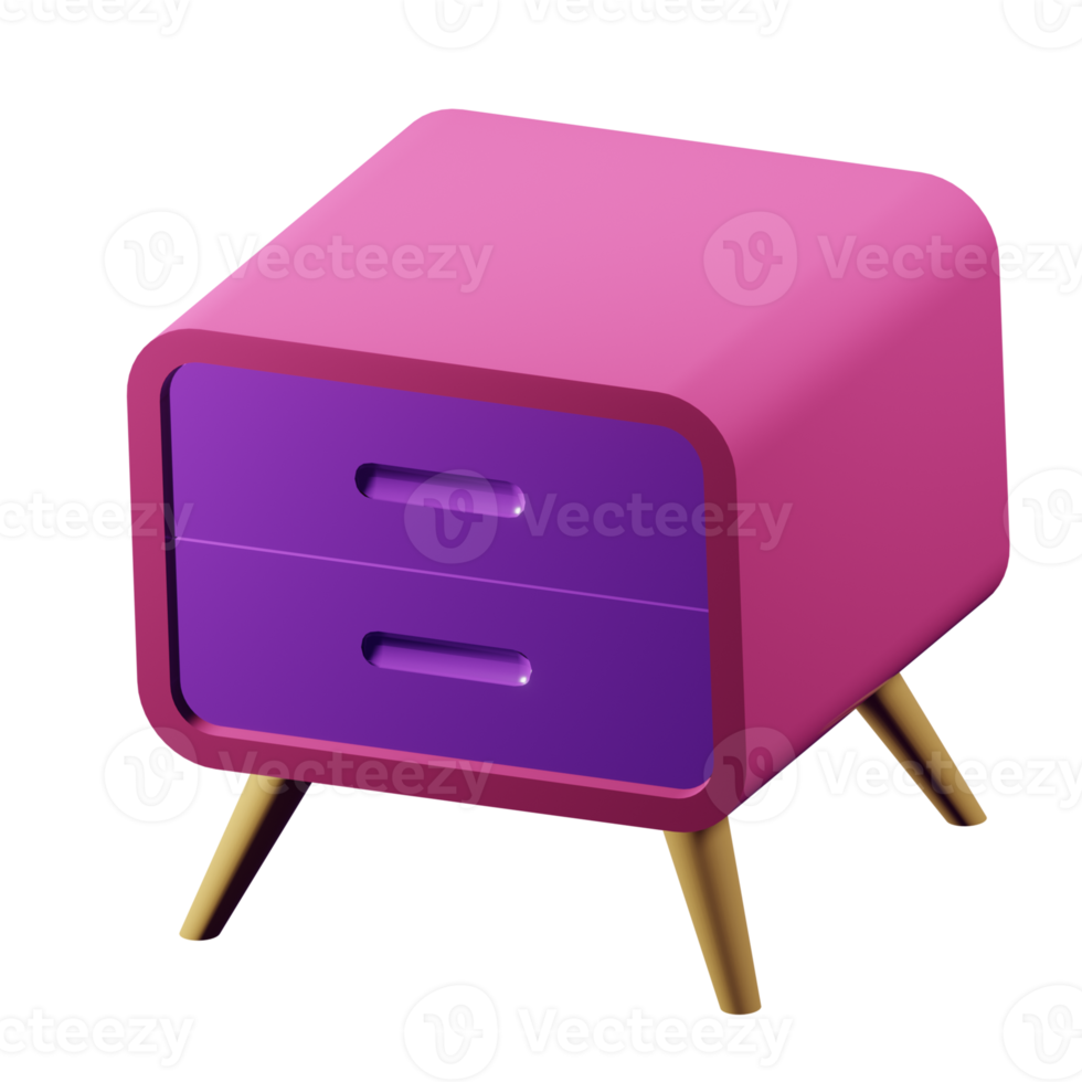 Side Table 3d Icon png