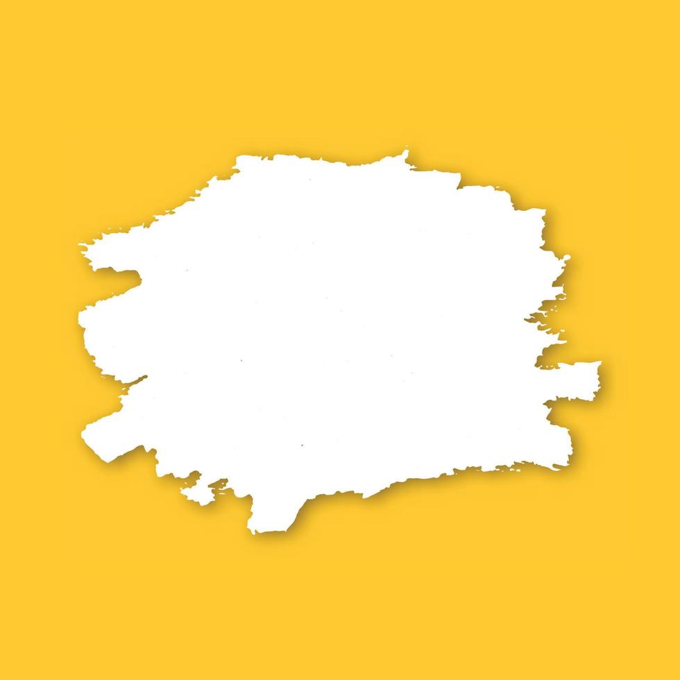 White watercolor cloud on yellow background for design. Vector