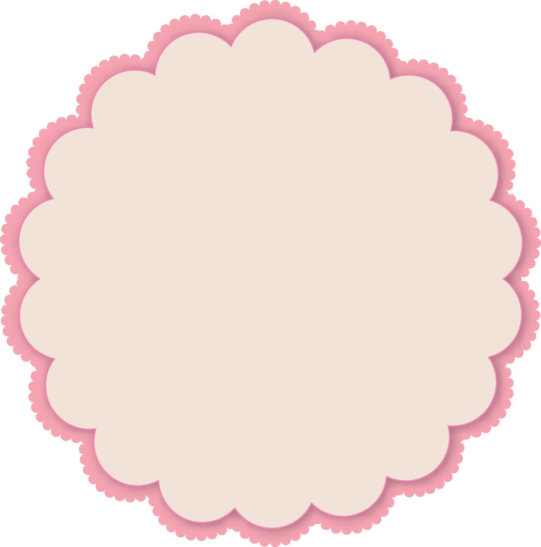 pink Frame in Vintage Vector Illustration. EPS10 10879431 Vector Art at