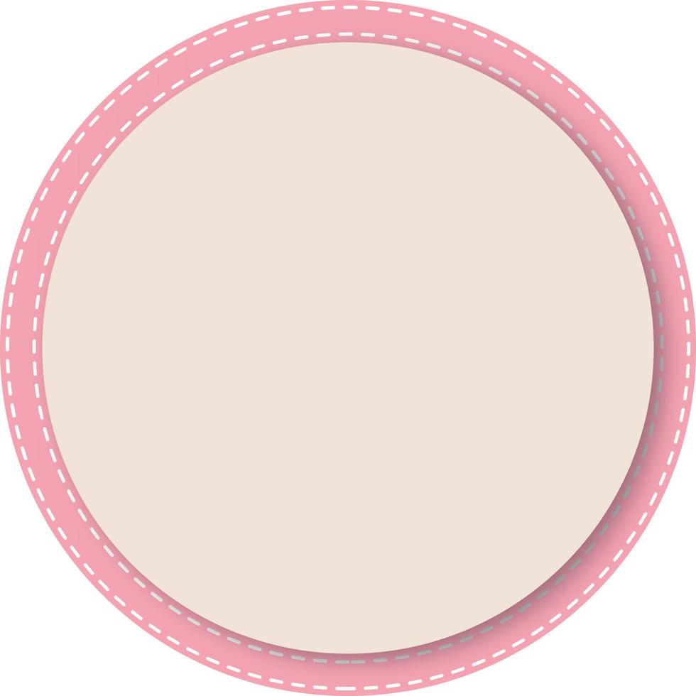 pink Frame in Vintage  Vector Illustration. EPS10