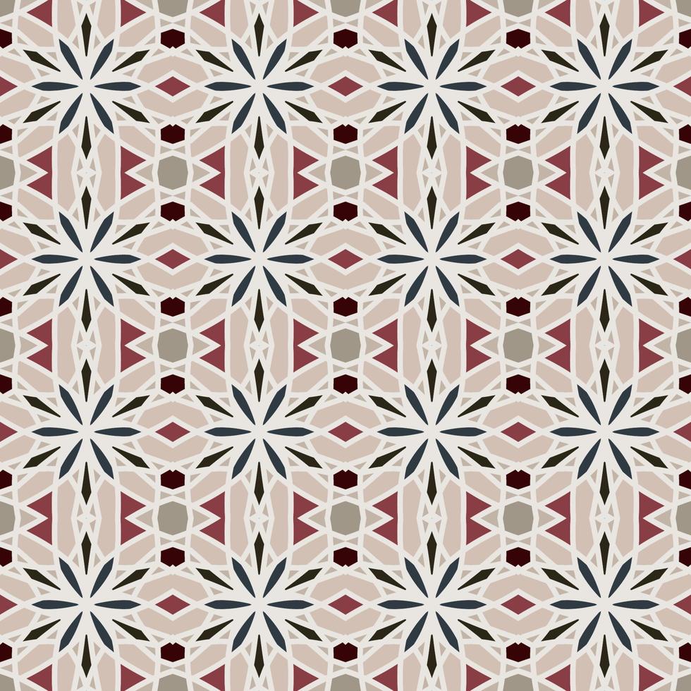 Seamless ornate pattern in Arabic style. Vector illustration. Template for the design of textiles, fabrics and flannel products.