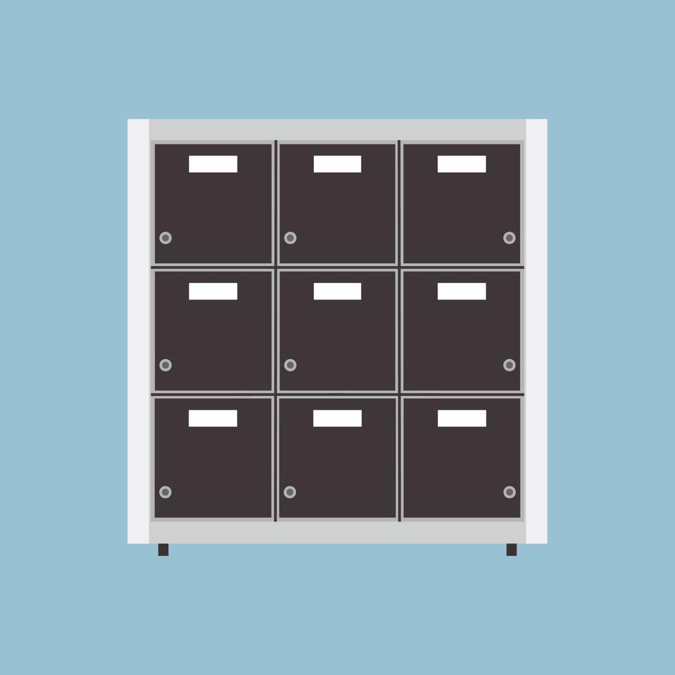 File archive vector icon business document folder data. Isolated storage office. Organize binder catalog cabinet tray