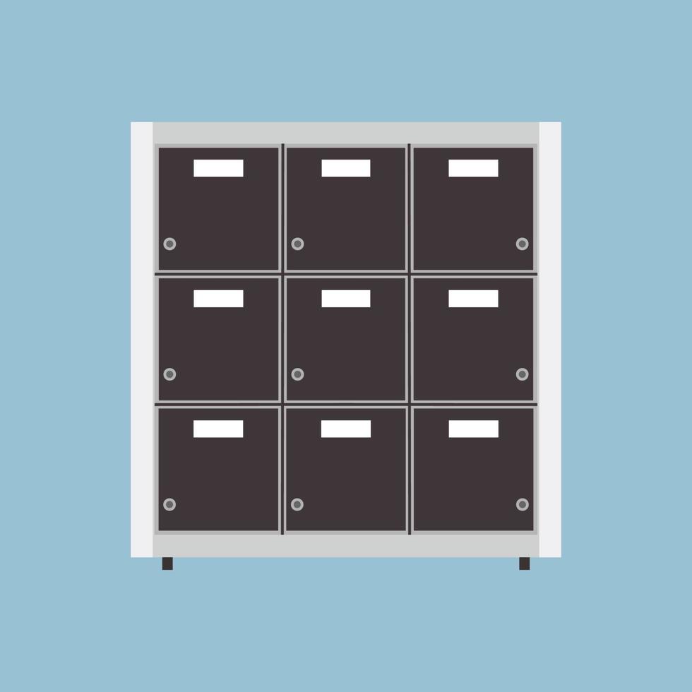 File archive vector icon business document folder data. Isolated storage office. Organize binder catalog cabinet tray