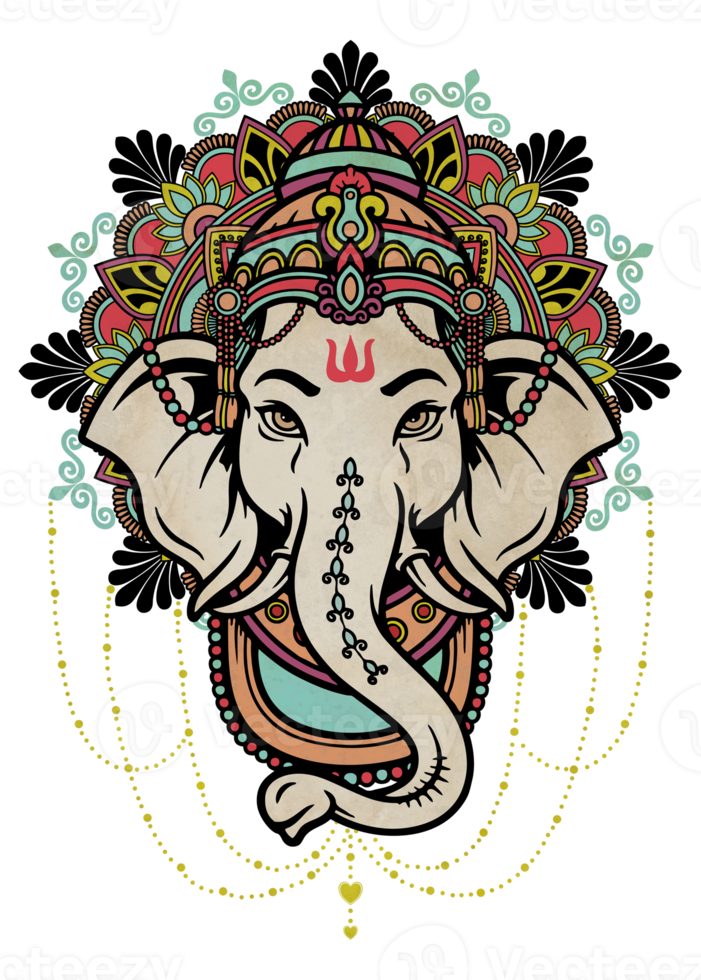 seigneur ganesha indien éléphant dieu graphique png