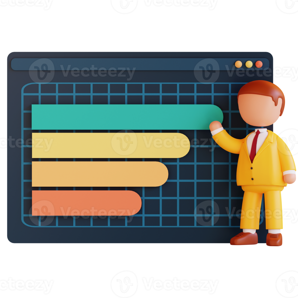 3d infographic investment growth png