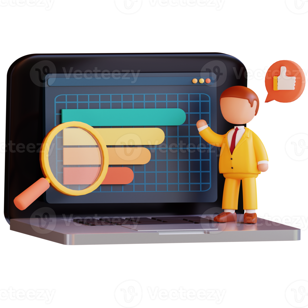 3d infographic investment growth png