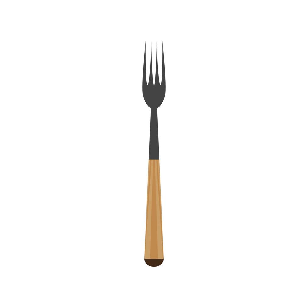 tenedor vector ilustración icono cuchillo diseño cubiertos. cocina símbolo cubiertos silueta cocina utensilio equipo herramienta. Tenedor de signo de objeto de desayuno de metal