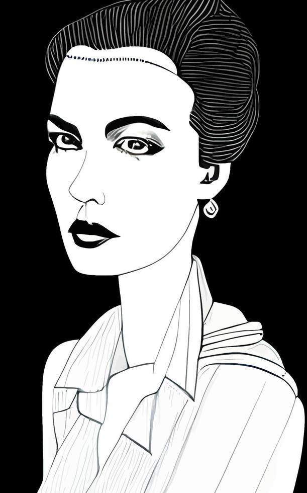 Female Fashion Drawing Sketches Vol. 1 vector