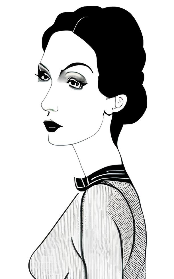 Female Fashion Drawing Sketches Vol. 1 vector