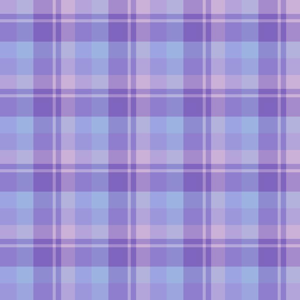 Seamless pattern in stylish discreet violet, light purple and blue colors for plaid, fabric, textile, clothes, tablecloth and other things. Vector image.