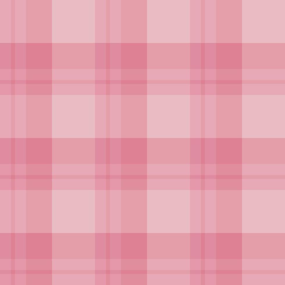 Seamless pattern in pretty light and dark pink colors for plaid, fabric, textile, clothes, tablecloth and other things. Vector image.