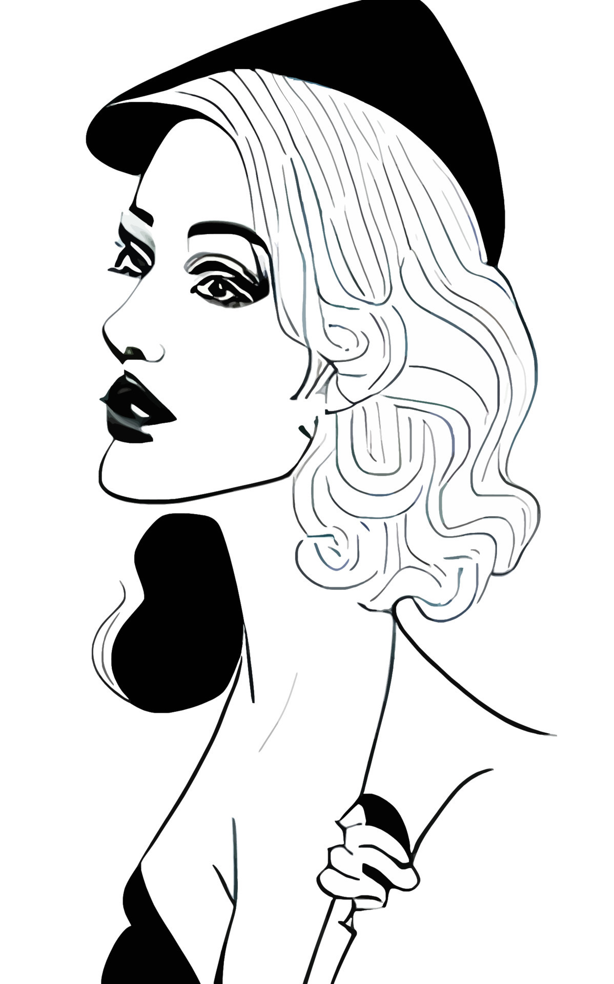 Female Fashion Drawing Sketches Vol. 1 10880431 Vector Art at Vecteezy