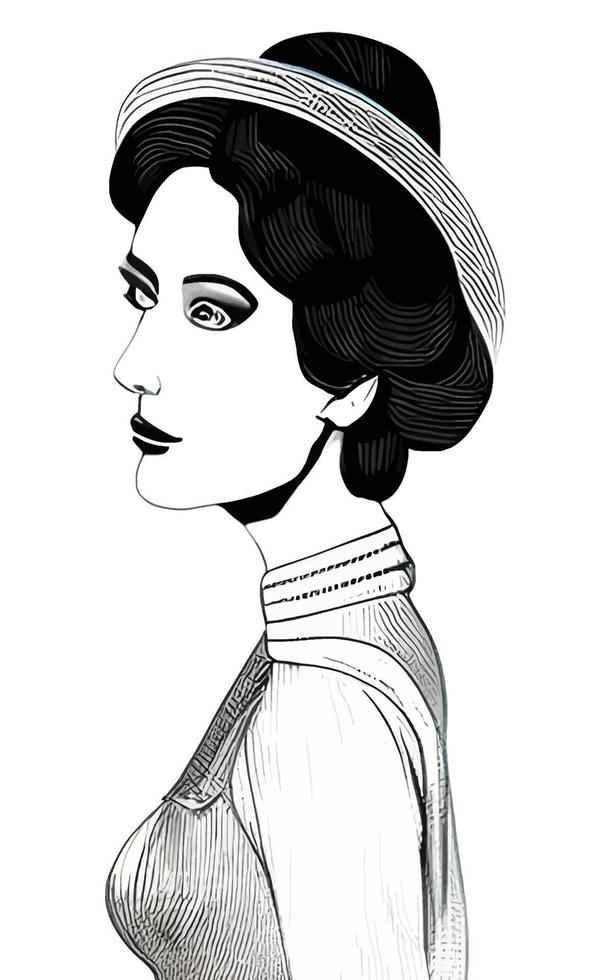 Female Fashion Drawing Sketches Vol. 1 vector