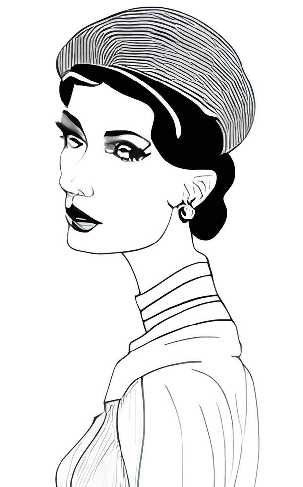 Female Fashion Drawing Sketches Vol. 1 vector