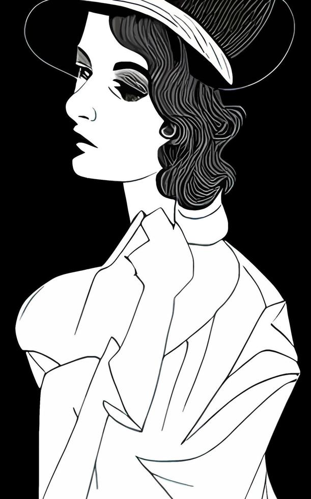 Female Fashion Drawing Sketches Vol. 1 vector