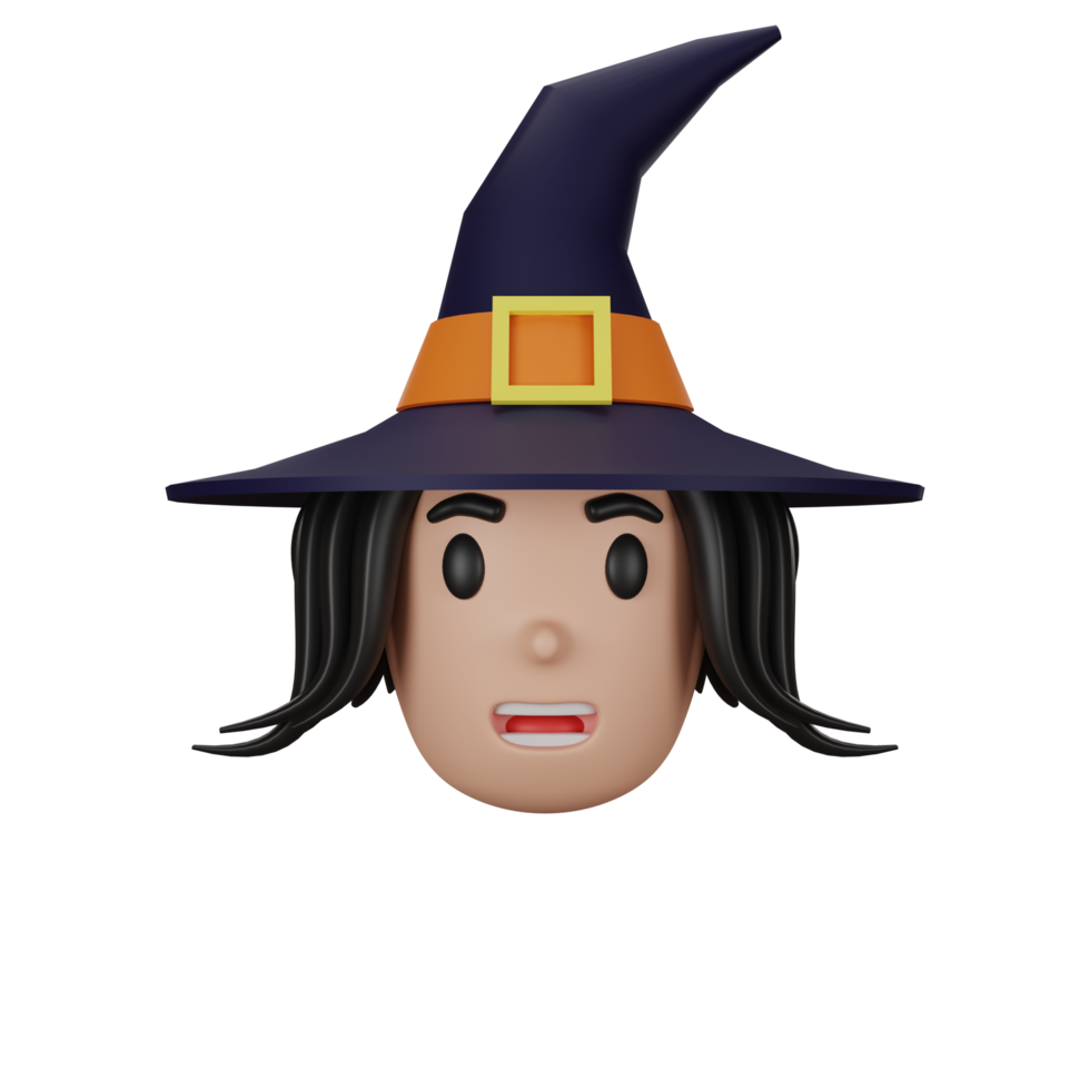 3d avatar witch png