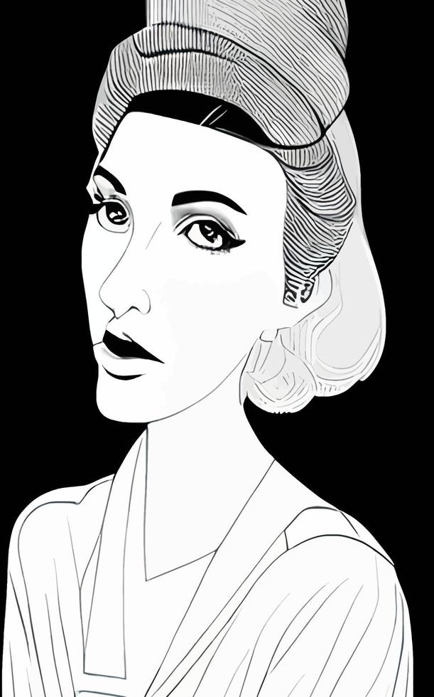 Female Fashion Drawing Sketches Vol. 1 vector