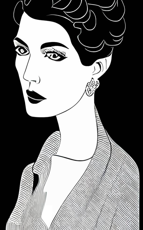 Female Fashion Drawing Sketches Vol. 1 vector