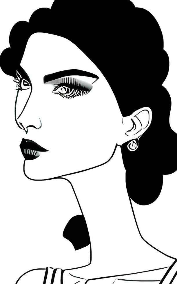 Female Fashion Drawing Sketches Vol. 1 vector