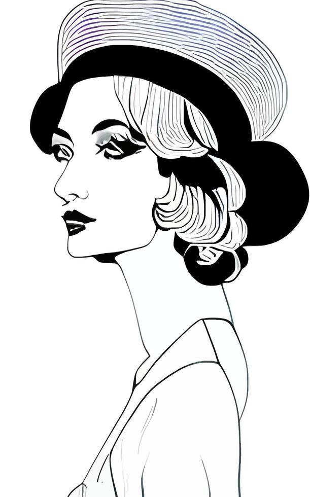 Female Fashion Drawing Sketches Vol. 1 vector