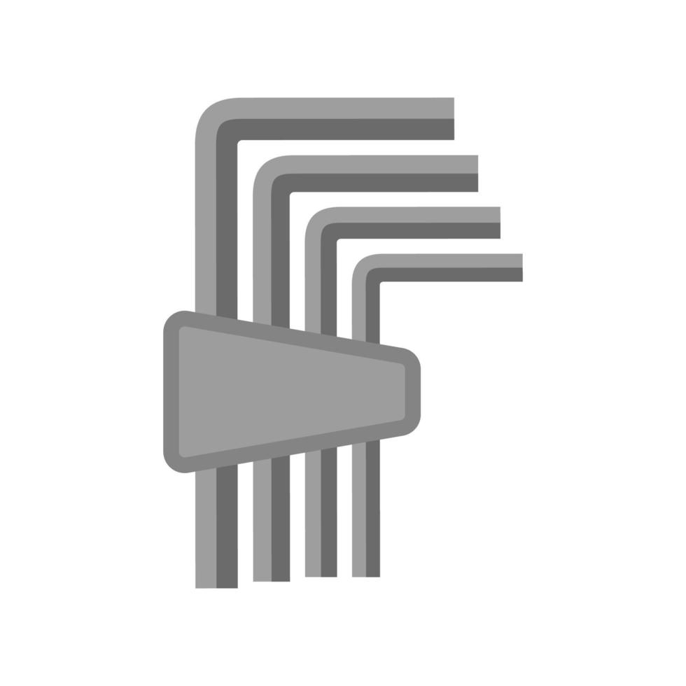 Allen wrench vector work tool key icon tool construction symbol. Repair allen wrench instrument equipment sign icon illustration. Hardware service set shape kit support. Mechanic repair key assembly 1...