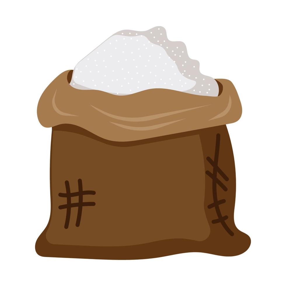 Supone Más temprano borracho bolsa de icono de comida de vector de azúcar blanco aislado. dibujo de ingrediente de harina Supone Más temprano borracho bolsa de icono de comida de vector de azúcar blanco aislado. dibujo de ingrediente de harina