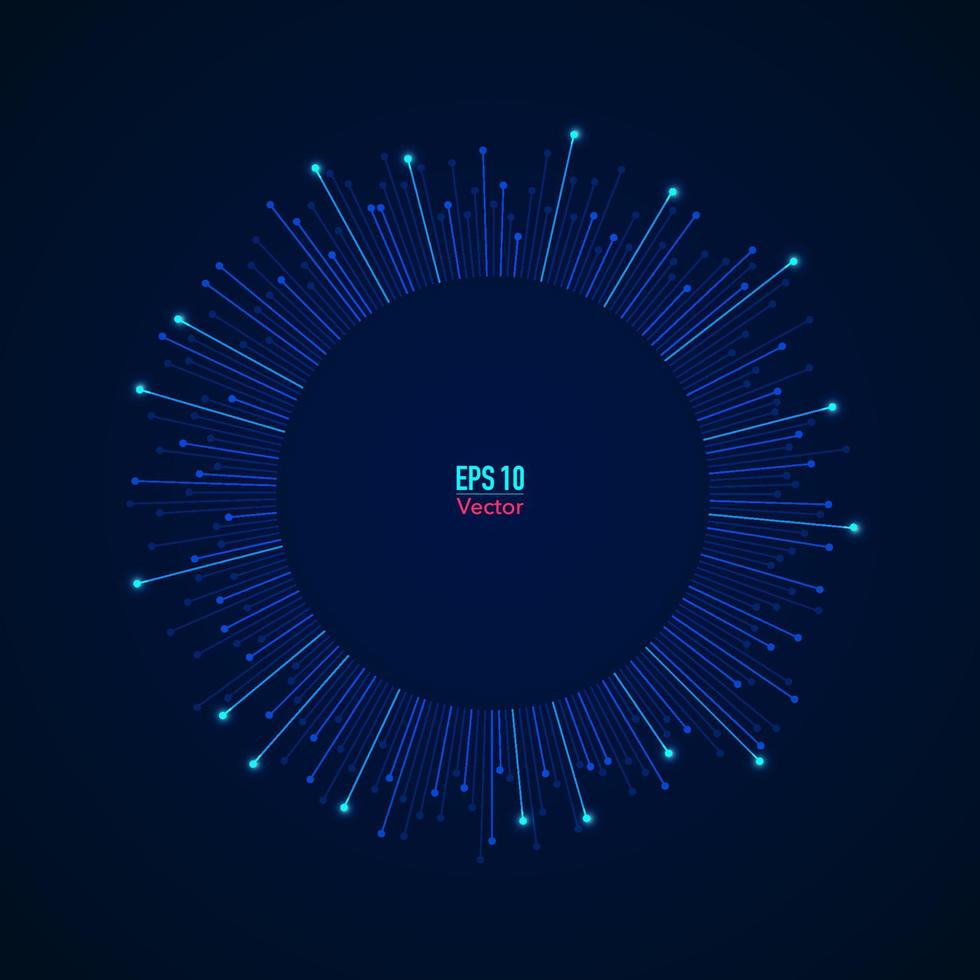futuristic technology background vector