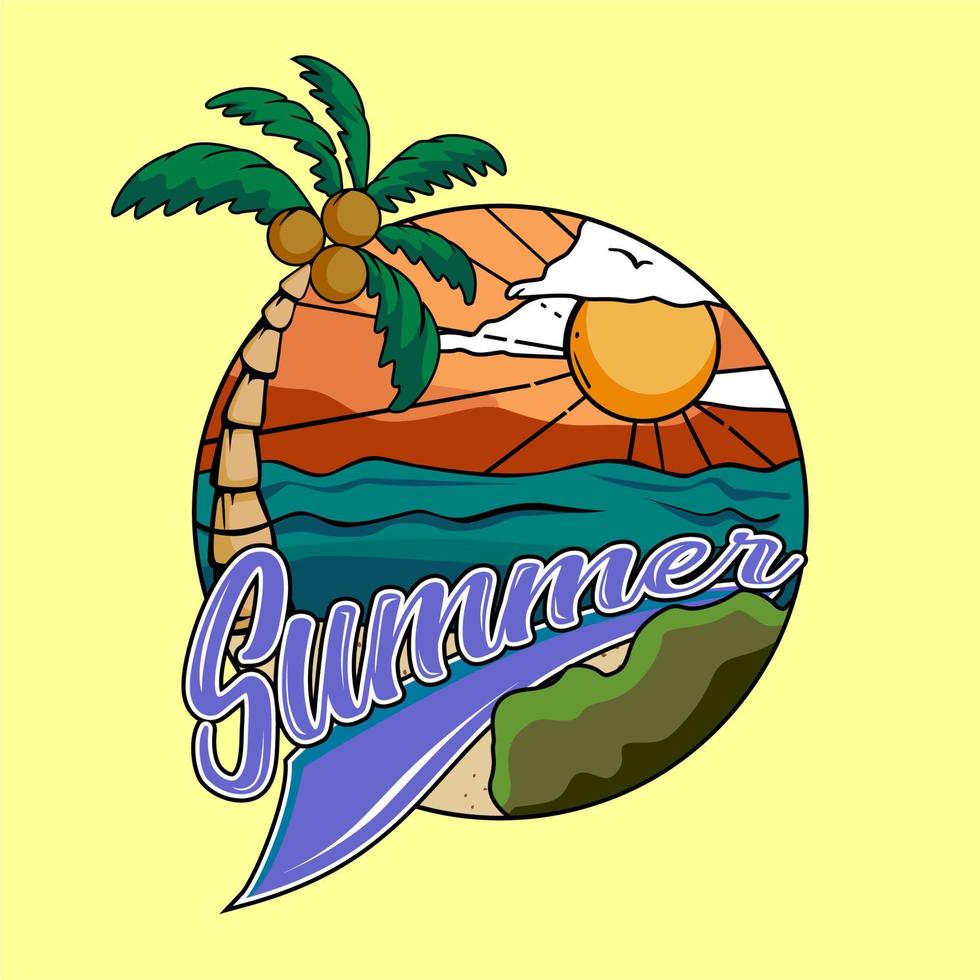 Summer Nature Vector Icons