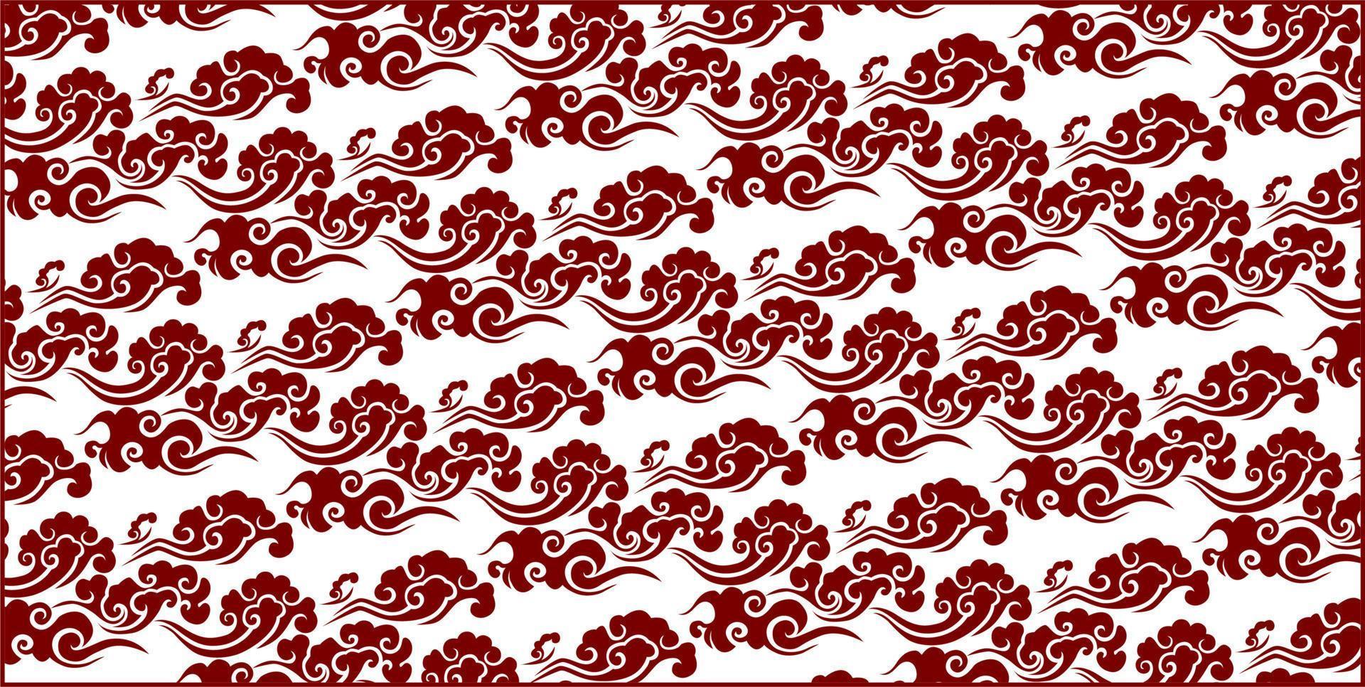 pattern cloud ornament vector background