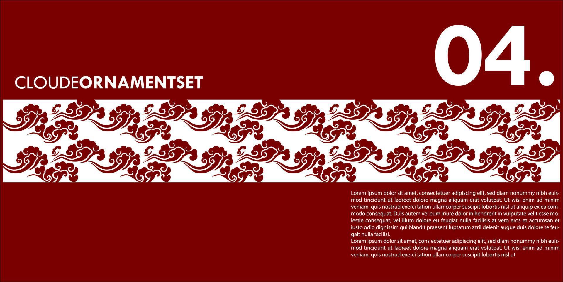cloudy cloud pattern business card vector