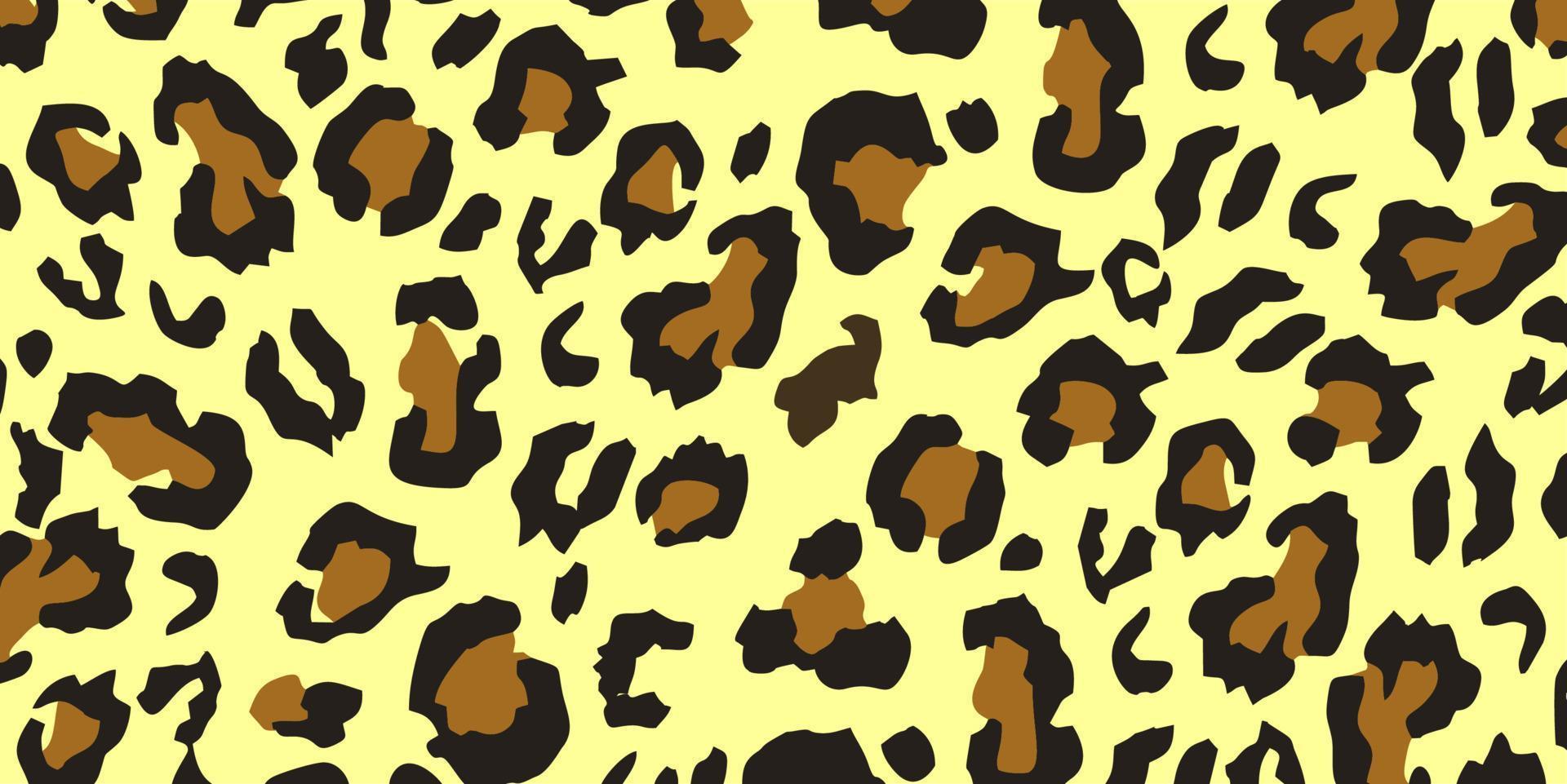 leopard pattern vector background