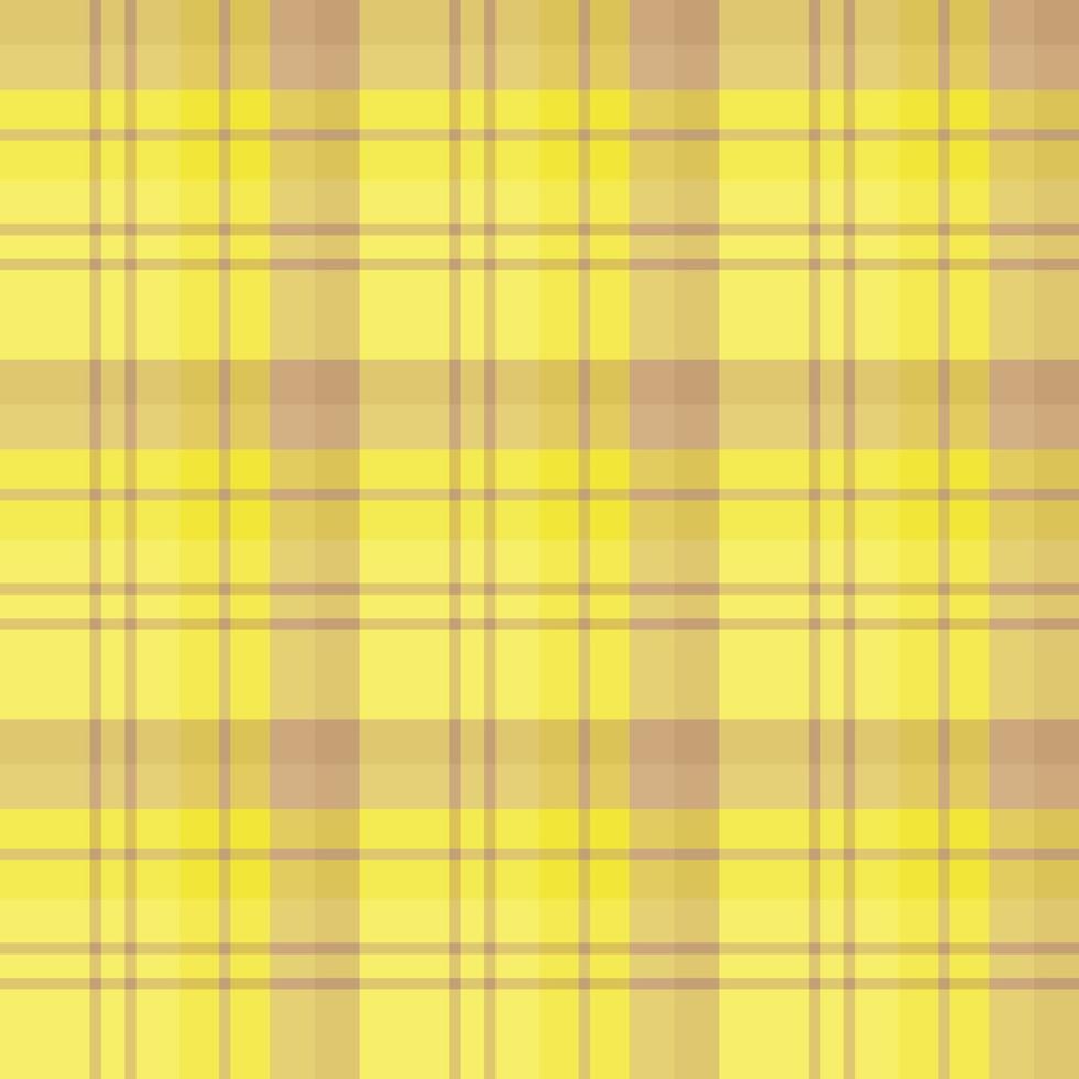 patrón impecable en maravillosos colores marrón y amarillo para tela escocesa, tela, textil, ropa, mantel y otras cosas. imagen vectorial vector