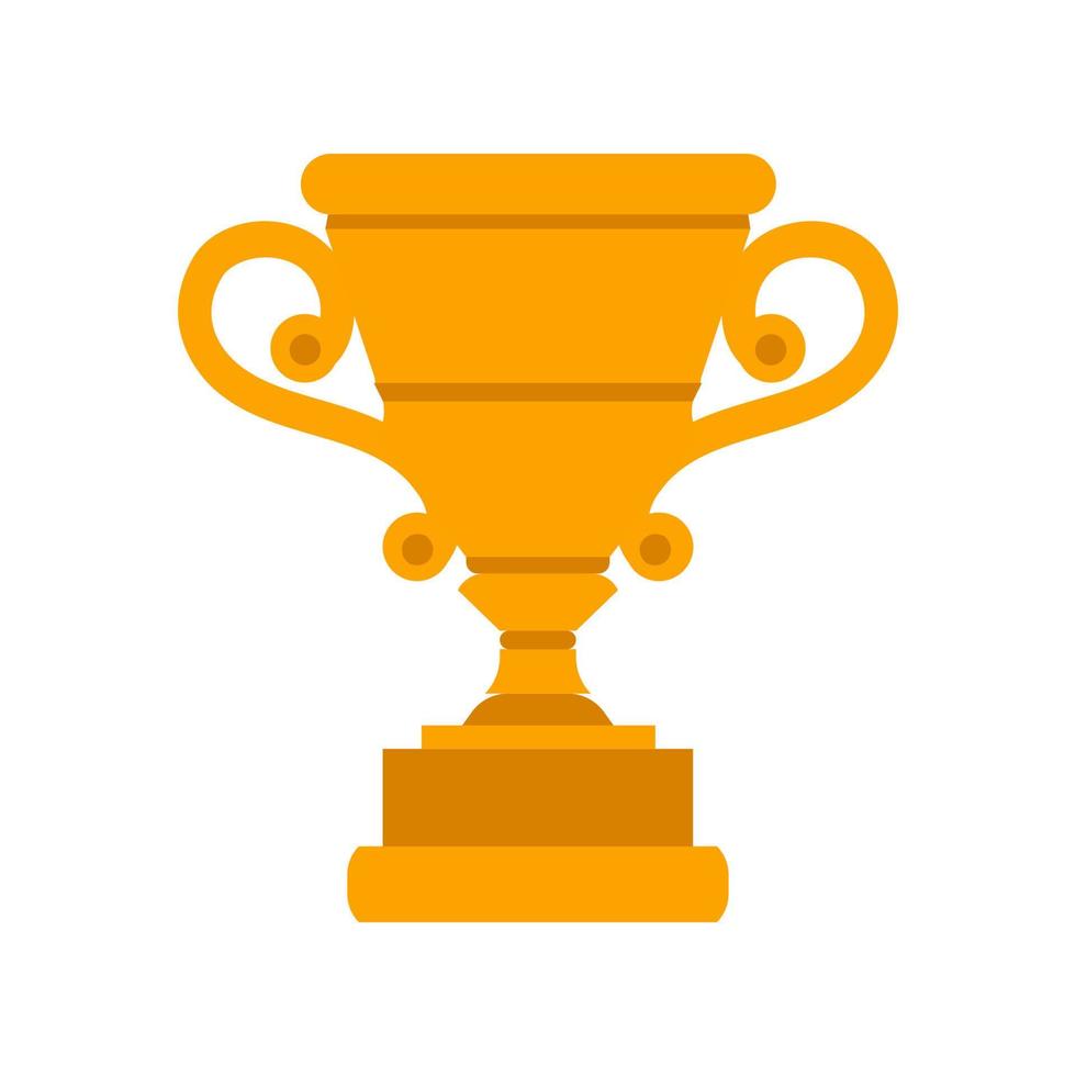 Golden cup vector success award shiny illustration. Sport gold achievement icon trophy prize celebration champion. Winner reward first place championship goblet symbol. Winning honour  goal icon