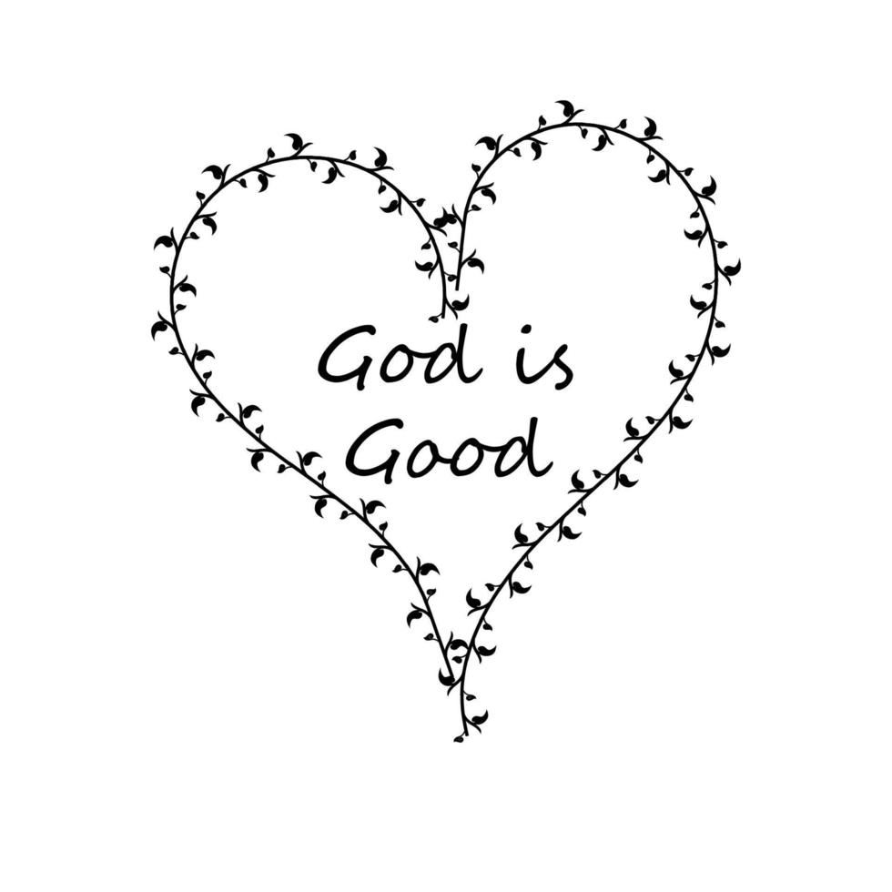 Christian Art. Hand Drawn Religious element. vector