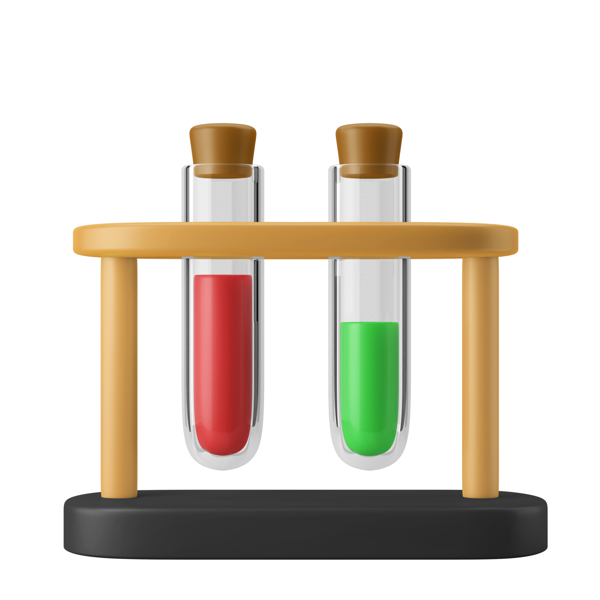 chemistry glass test tube with liquid 3d icon illustration 10881320 PNG