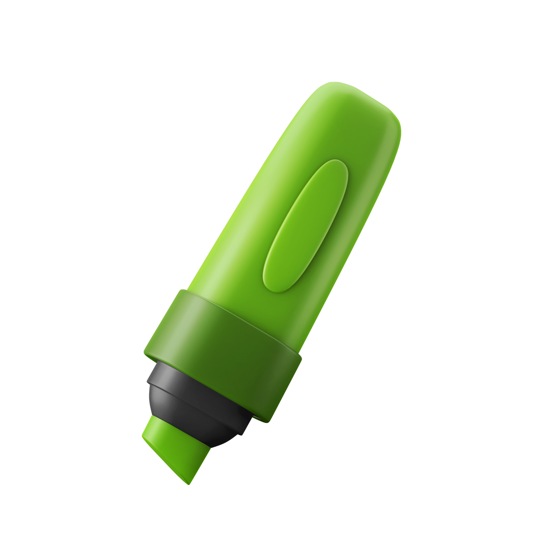 highlighter marker stationery 3d icon illustration 10881446 PNG