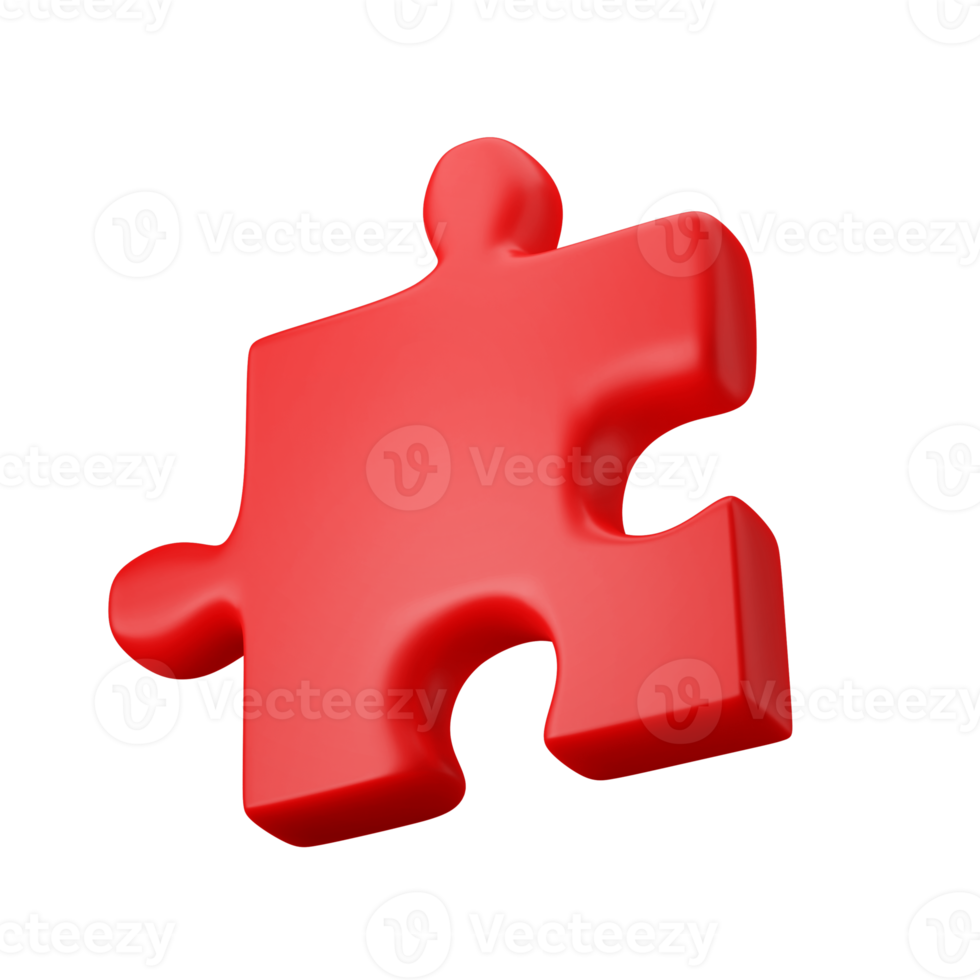 puzzle logique résolution de problèmes symbole 3d icône illustration png