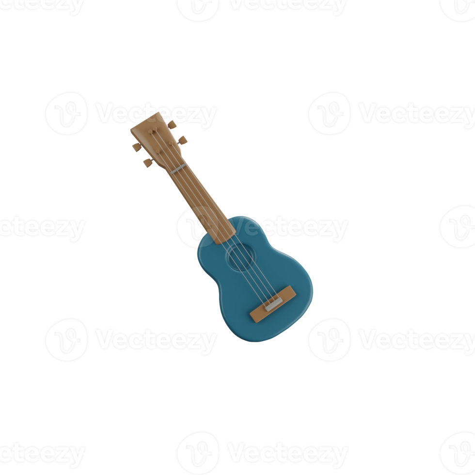 3d ukulele icoon png