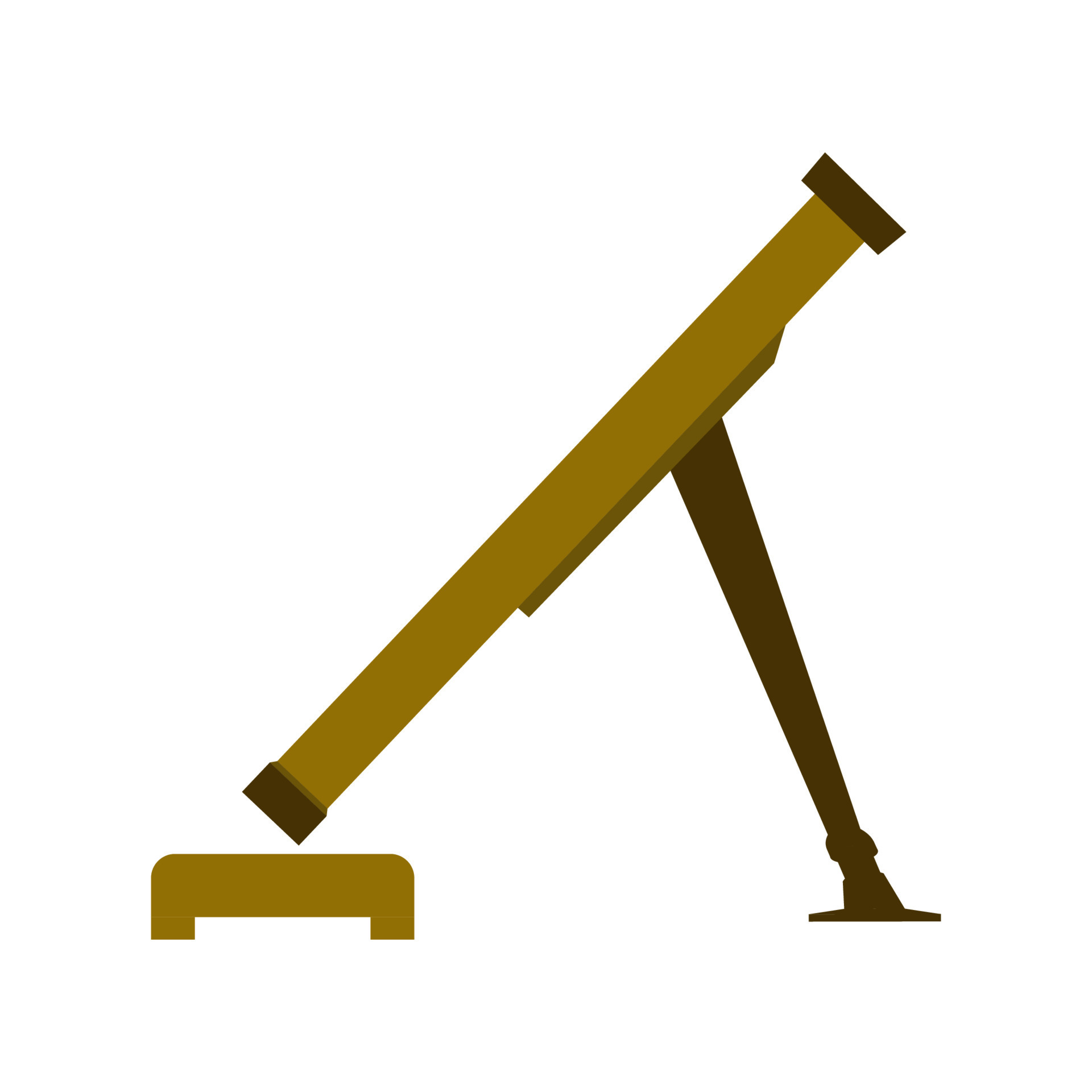 Weapon mortar military vector army illustration icon. War military mortar artillery gun symbol