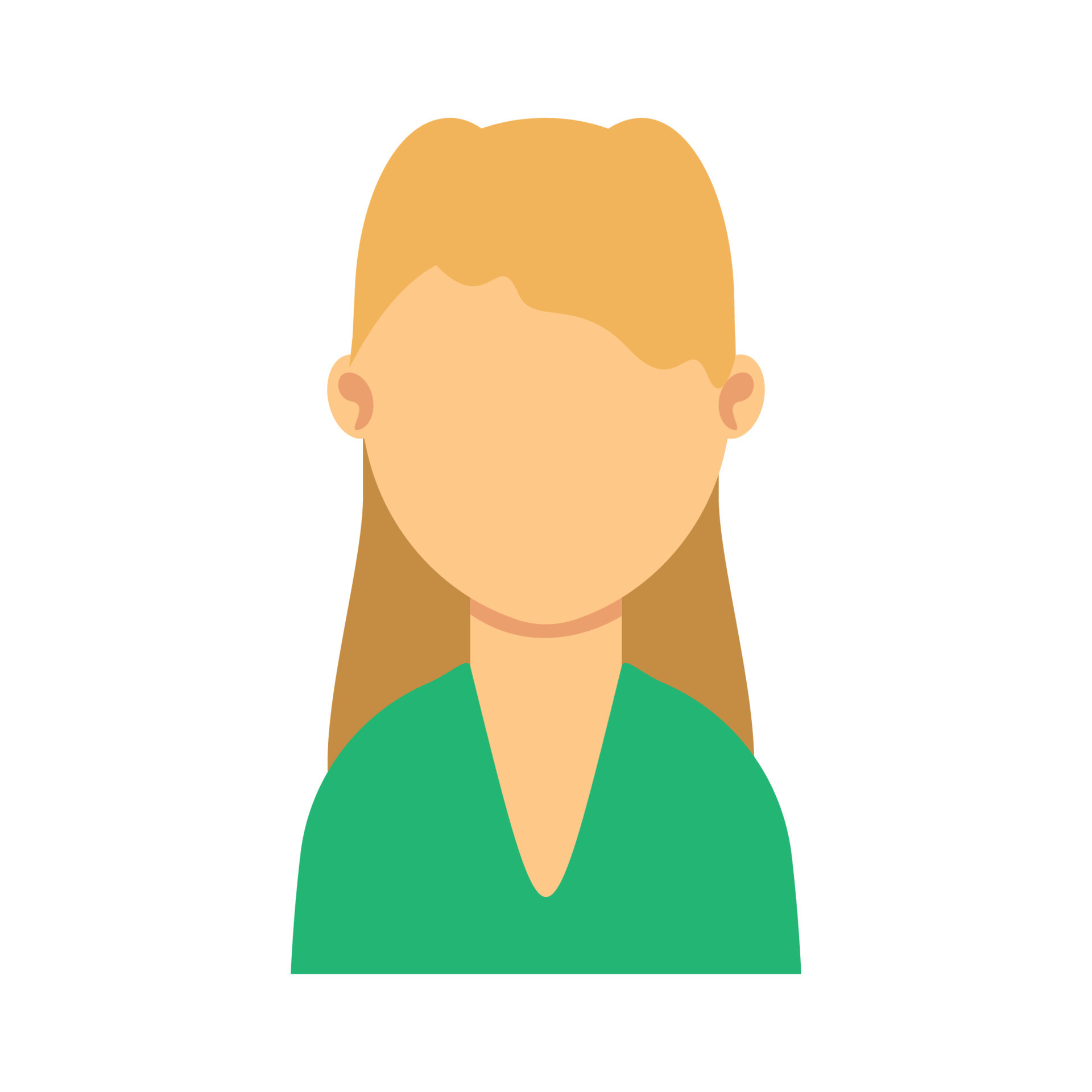 Woman Profile Mascot Vector Illustration. Female Avatar Character Icon  Cartoon. Girl Head Face Business User Logo 9749643 Vector Art at Vecteezy