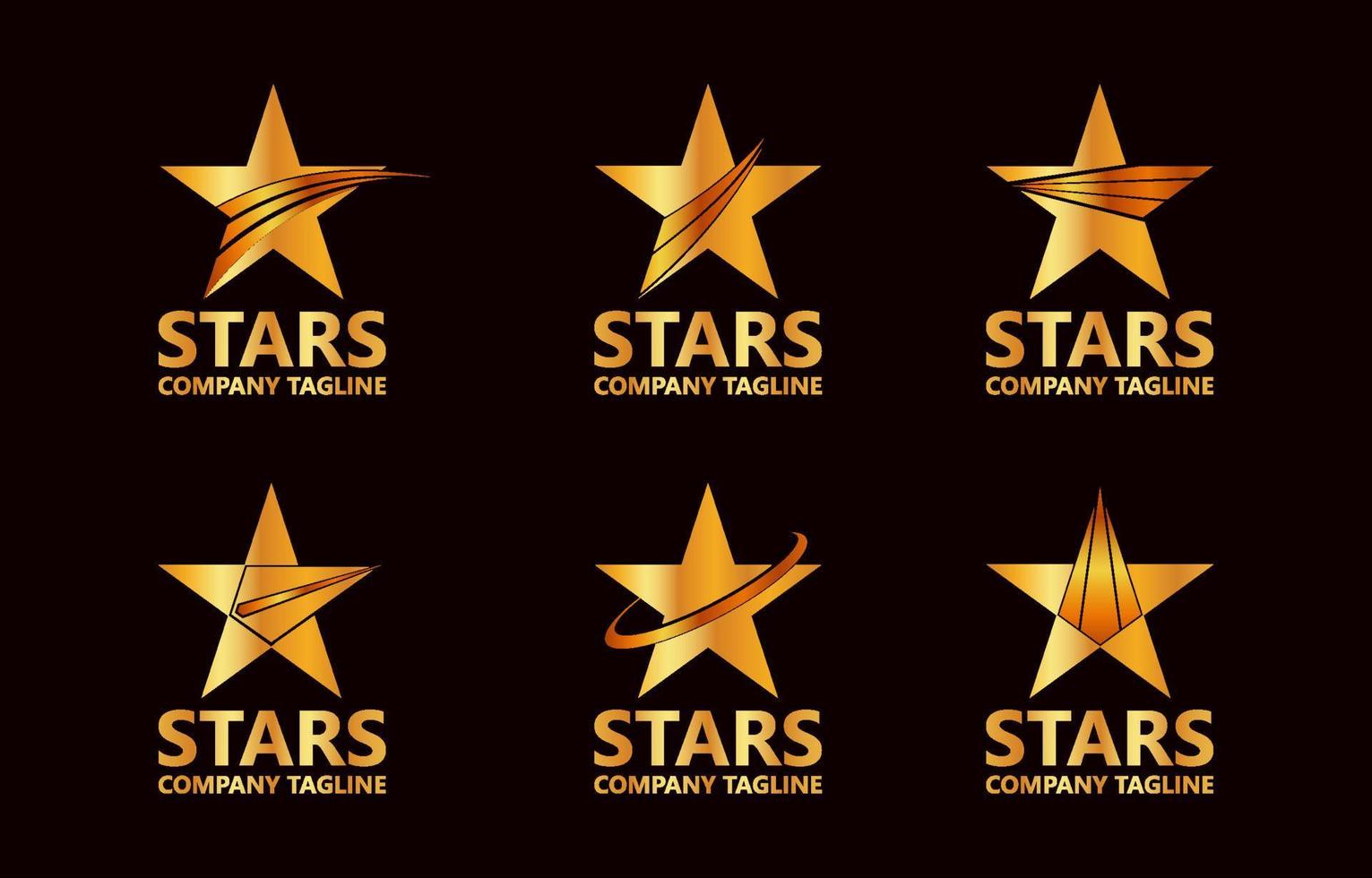 Star Logo Set vector