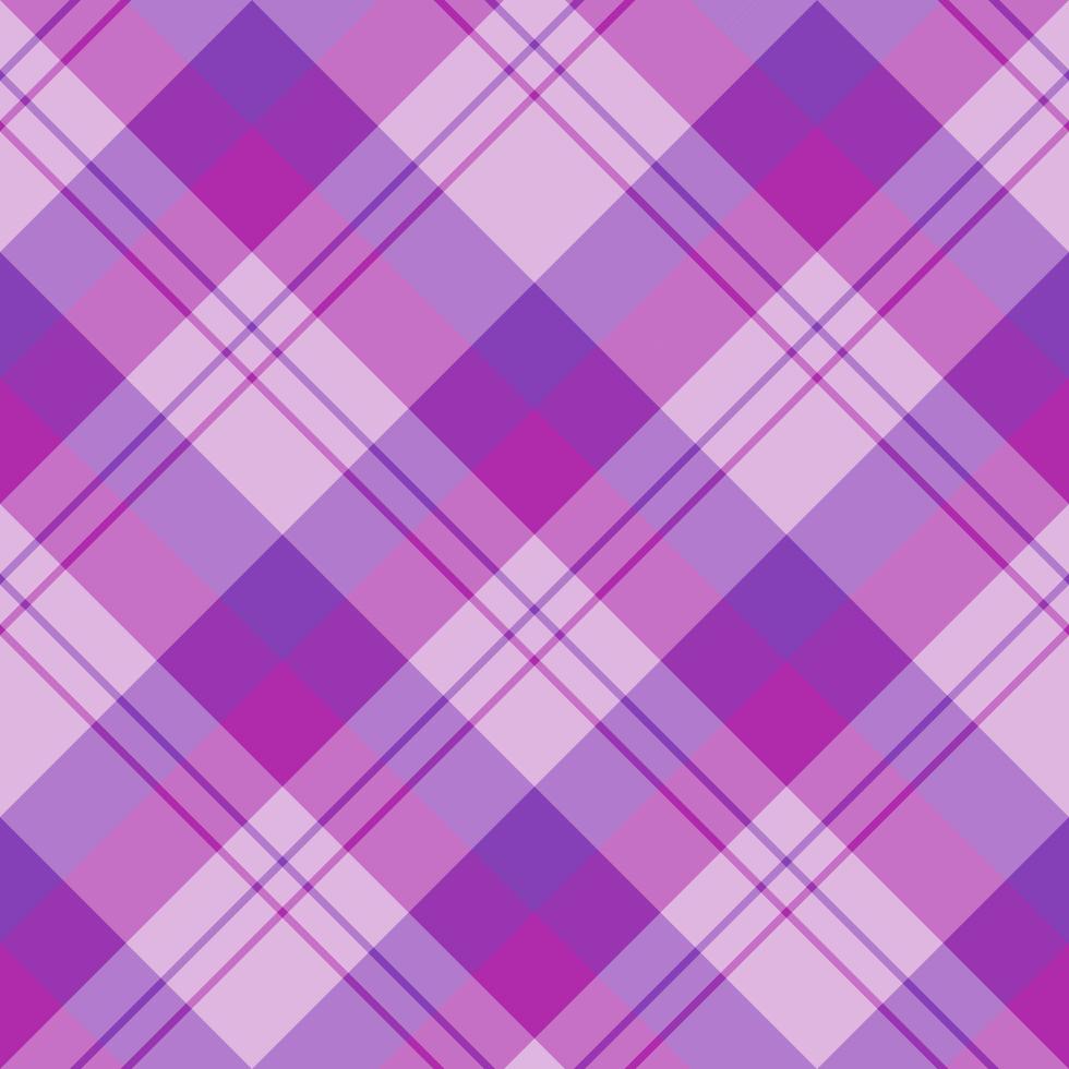 patrón impecable en elegantes colores púrpura y rosa para cuadros, telas, textiles, ropa, manteles y otras cosas. imagen vectorial 2 vector