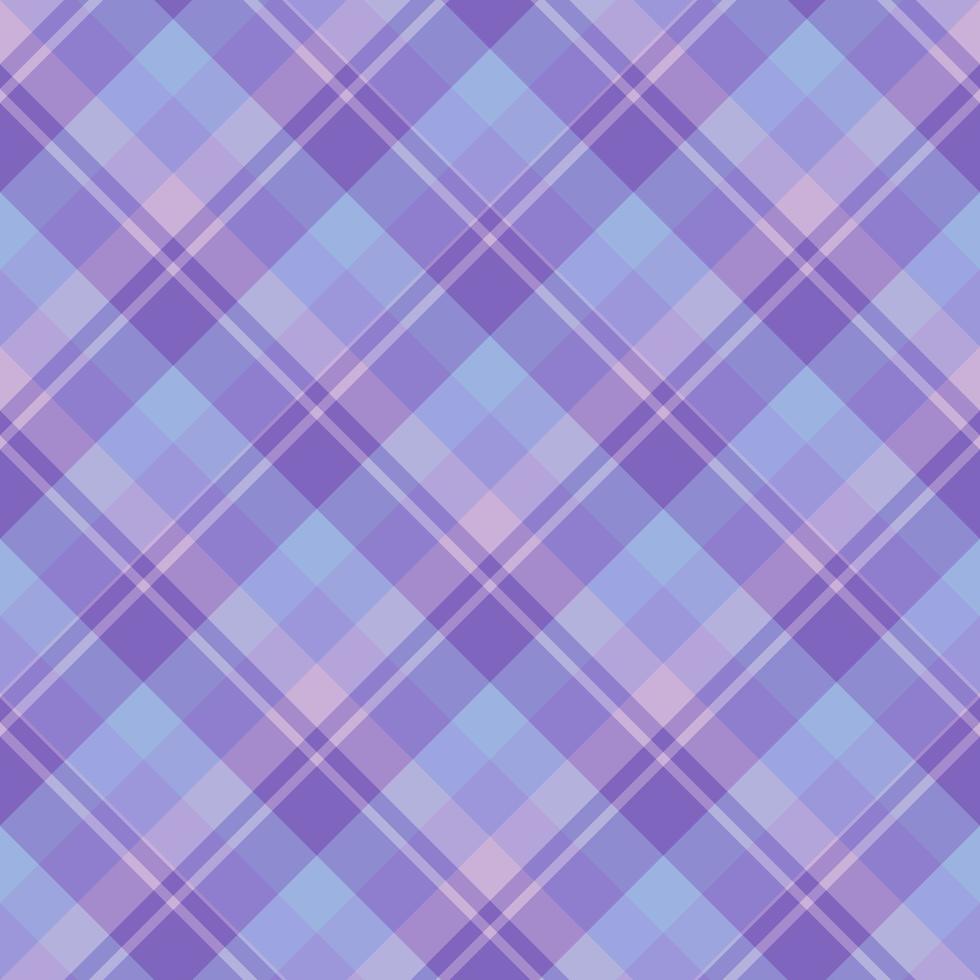 patrón impecable en elegantes y discretos colores violeta, violeta claro y azul para tela escocesa, tela, textil, ropa, mantel y otras cosas. imagen vectorial 2 vector