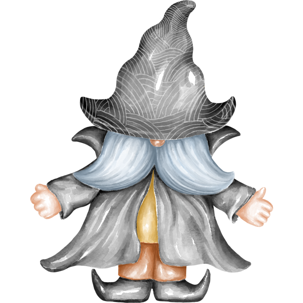 Collection illustration Halloween Gnomes Designed with watercolor graphics techniques. Perfect for Halloween themed decorations, cards, digital prints, art for kids, kindergarten, gifts and more. png