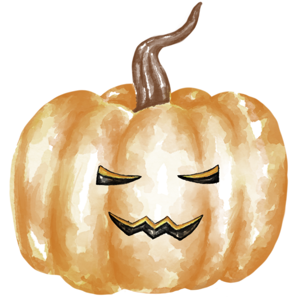 Collection illustration Halloween Gnomes Designed with watercolor