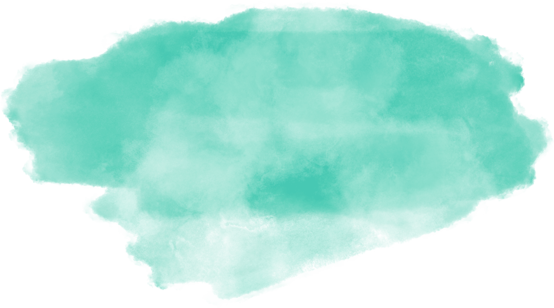 Aqua watercolor splash and brush stroke for decoration. png