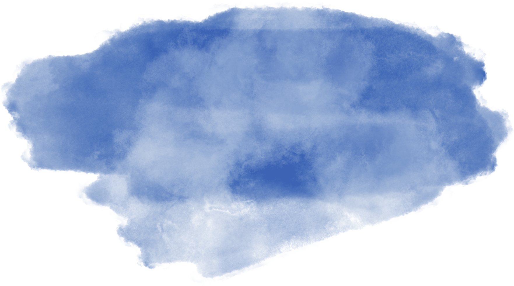 marine blauw waterverf plons en borstel beroerte clip art verzameling voor decoratie. png